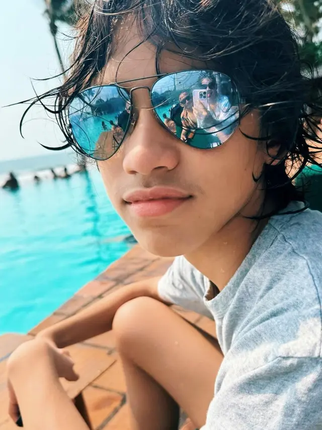 Momen BCL, Tiko Aryawardana, dan Noah Sinclair menghabiskan waktu berkualitas bersama di Bali (Instagram/@itsmebcl)