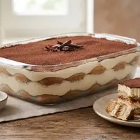 Resep Tiramisu Biskuit. (AI Generated)