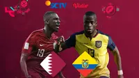 Piala Dunia 2022 - Head to head Qatar Vs Ekuador&nbsp;(Bola.com/Bayu Kurniawan Santoso)