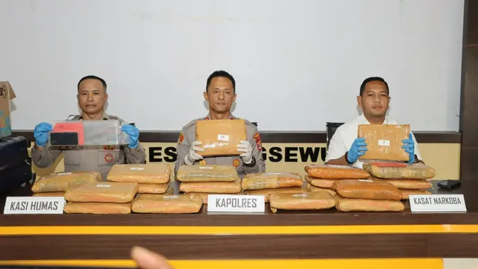 24 Kg Ganja Gagal Masuk Lampung, Diduga Jaringan Lintas Provinsi