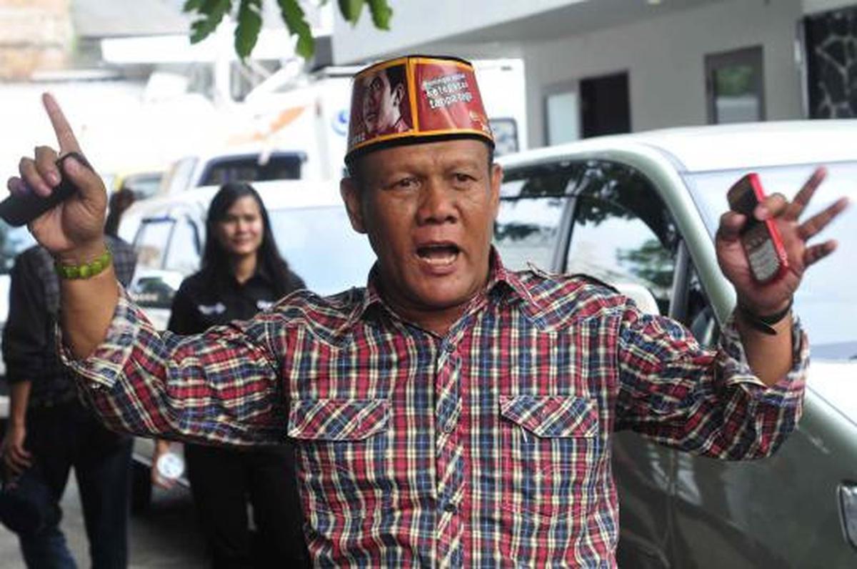 Pesta terompet kemenangan di markas Jokowi 