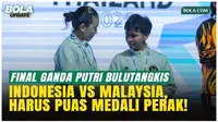 Gagal Emas! Ganda Putri Indonesia Takluk dari Malaysia di Final SEA Games 2025