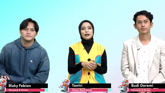 Rizky Febian, Tantri 'Kotak', dan Budi Doremi Bertugas Sebagai Dewan Juri Kompetisi 'Gimme The Mic'