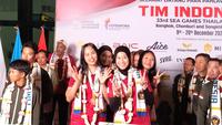 SEA Games 2025: Timnas Voli Putri Indonesia Tiba di Tanah Air usai Quattrick Medali Perunggu