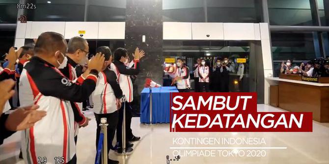 VIDEO: Menpora Sambut Kedatangan Kloter Terakhir Kontingen Indonesia di Olimpiade Tokyo 2020