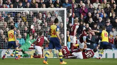 Arsenal harus bersusah payah mengunci kemenangan di Turf Moor