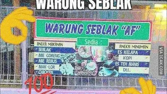 6 Cara Promosi Penjual Seblak Ini Nyeleneh, Bikin Heran