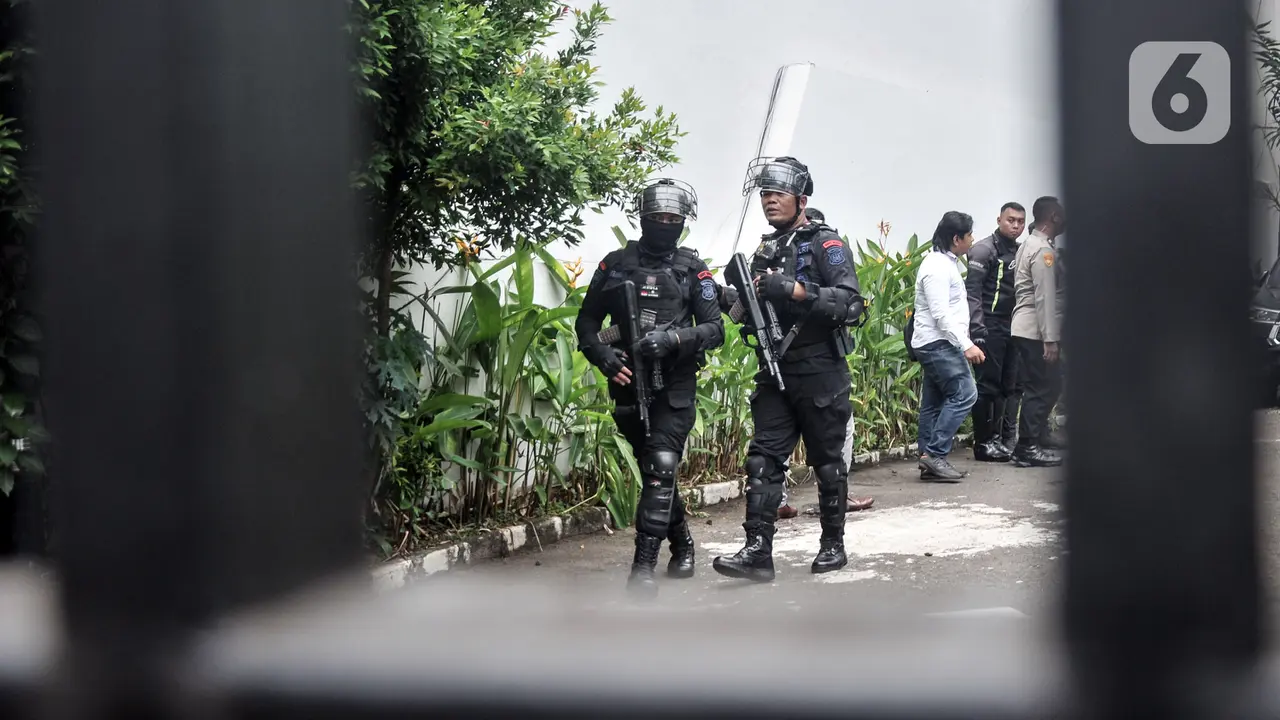 Penjagaan Ketat Kantor MUI Pusat Pasca Insiden Penembakan