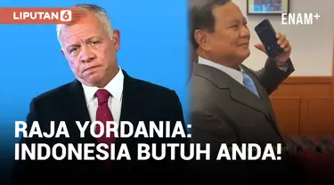 Keunggulan Sementara Prabowo di Pilpres 2024 Disambut Baik Raja Yordania Abdullah II