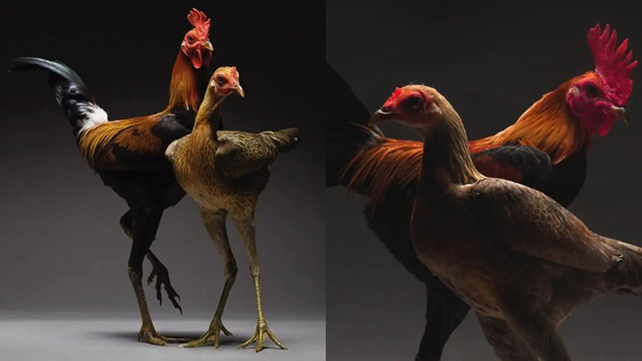 Gaya Ayam Saat Pemotretan Bertema Couple and Love