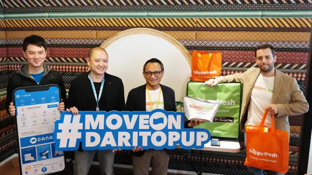 HappyFresh bekerja sama dengan DANA
