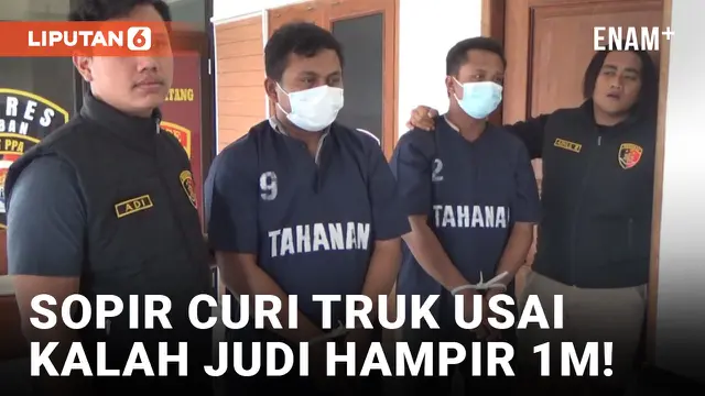 Kalah Judi Slot Online Rp970 Juta, Sopir di Tuban Nekat Curi Truk dari Tempat Kerja