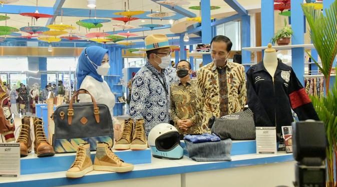 Inacraft 2022 dibuka langsung oleh Presiden RI Joko Widodo, di Balai Sidang Jakarta Convention Center