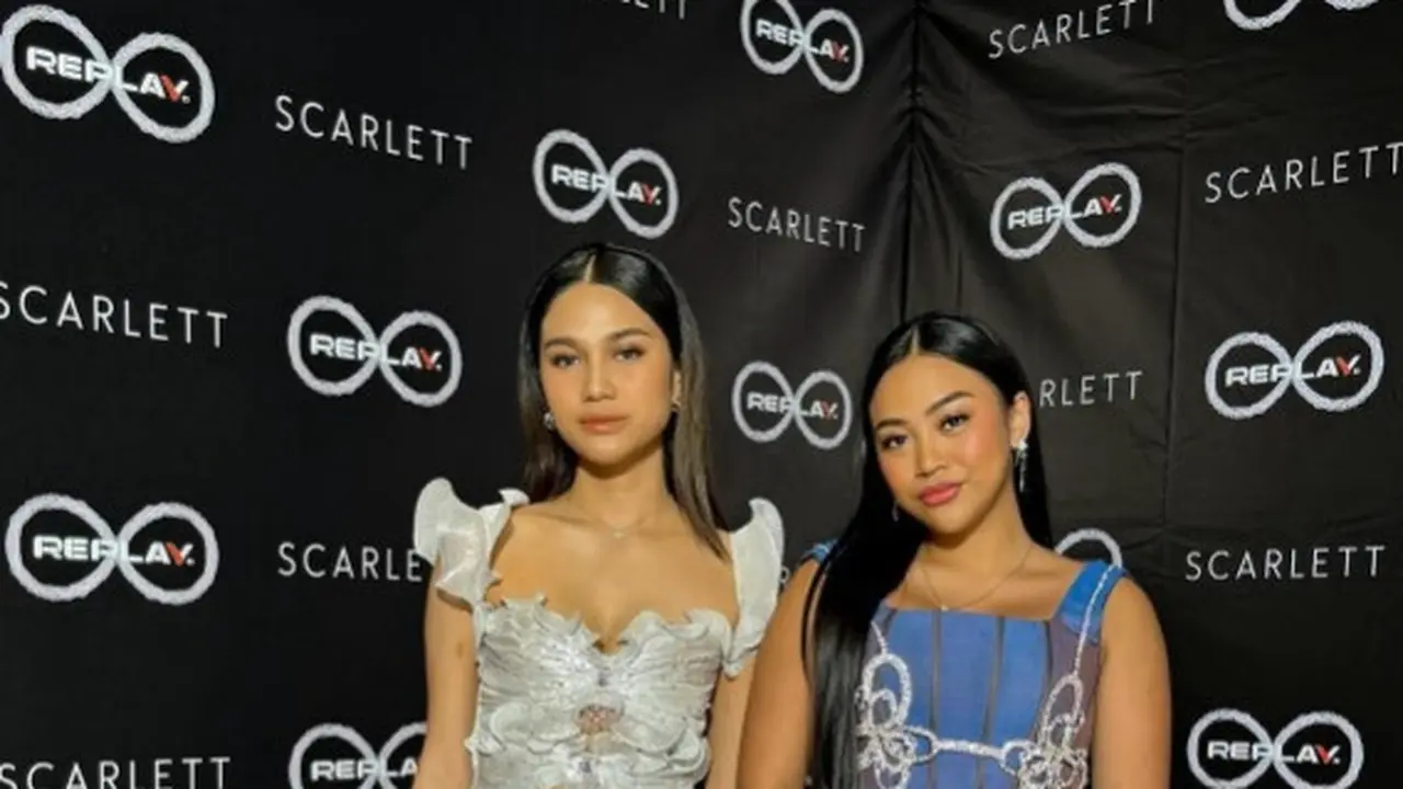 Potret Chelsea Veronnia dan Azizah Salsha di Met Gala Tiktok Replay 2023 (Sumber: Instagram/chelsea.veronnia)