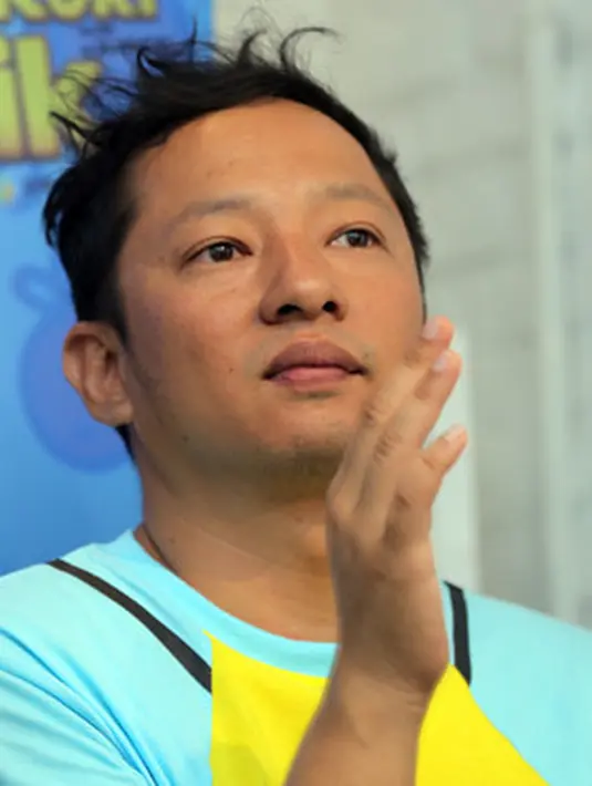 “Kalau punya anak enggak enak ya sudah satu aja, ternyata enak, jadi gua pengin punya lagi yang versi perempuan,” tambahnya. (Deki Prayoga/Bintang.com)