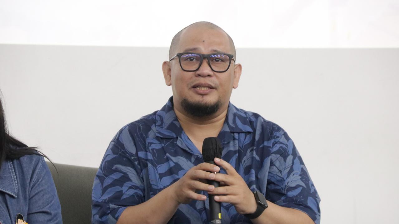 Chrisnawan Martatio sebagai Voice Acting Director dan Assistant Director dalam film JUMBO. (Foto: Dok. UMN)