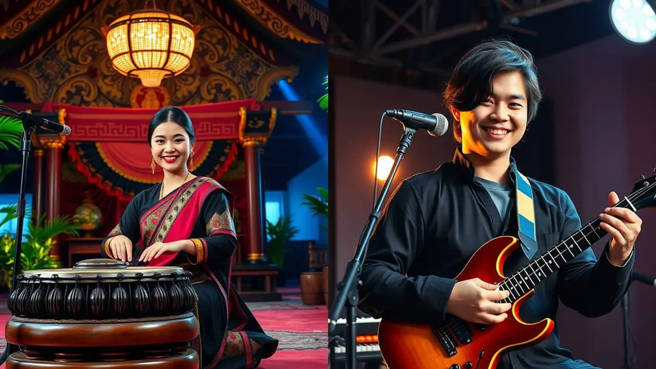 perbedaan musik tradisional dan modern