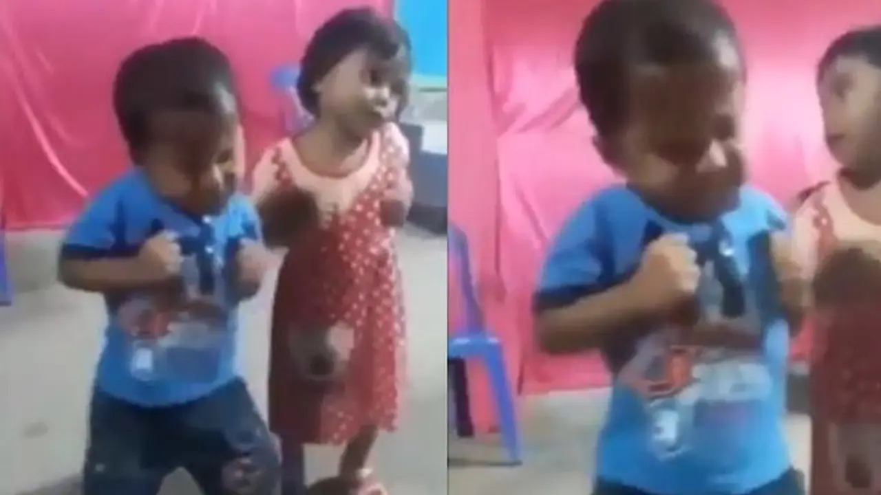 Joget Pasangan Bocah Kecil