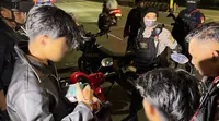 Patroli gabungan Brimob Batalyon B Pelopor bersama Perintis Polres Metro Jakarta Timur kembali menemukan pelanggaran saat menyisir wilayah Jakarta Timur, Sabtu (5/4/2026) malam hingga Minggu dini hari. (Foto: Istimewa).
