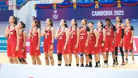 Timnas Bola Basket Putri Indonesia meraih medali emas SEA Games 2023. (Bola.com/Dok.Perbasi).
