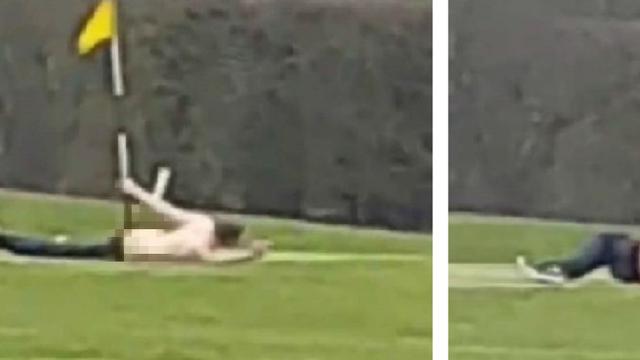 Pria InI Ketahuan Melakukan Aksi Aneh di Lapangan Golf