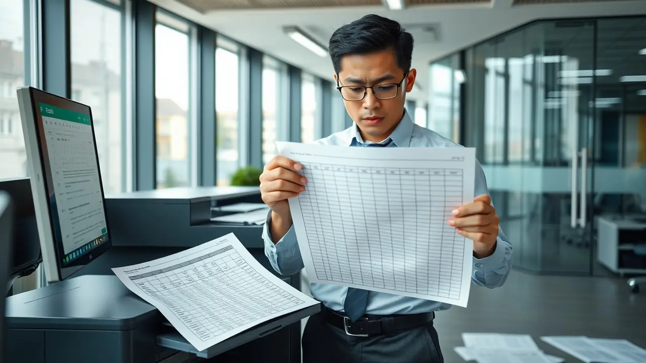 cara print excel tidak terpotong