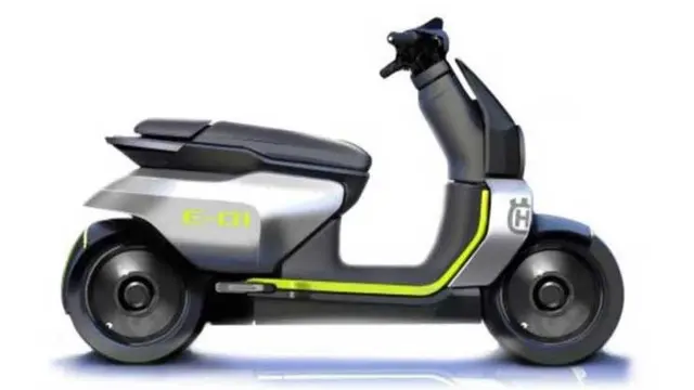 Skuter listrik Husqvarna E-01 tampil futuristik
