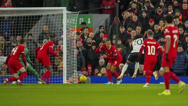 Foto: Comeback atas Fulham, Liverpool Jejakkan Satu Kaki di Final Carabao Cup 2023/2024