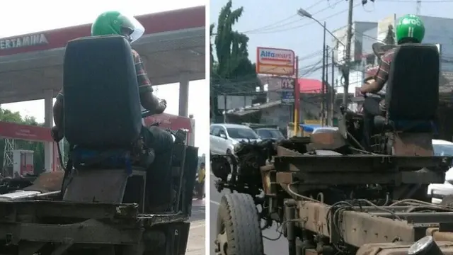 8 Tingkah Kocak Driver Ojek Online Kalau Lagi Tidak Ada Orderan