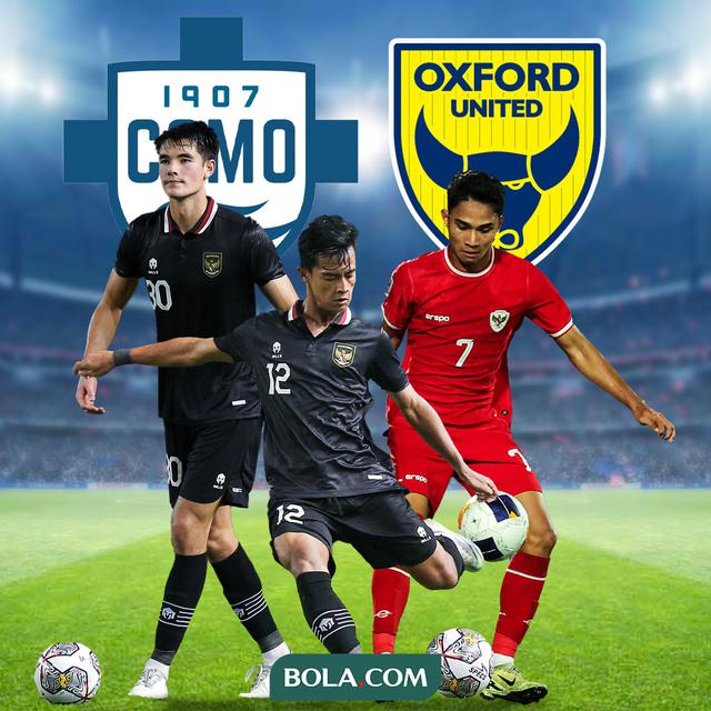Ilustrasi - Pemain Timnas Indonesia yang layak main di Como dan Oxford United
