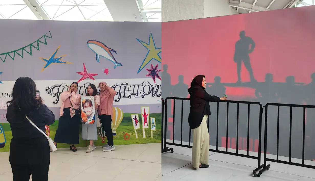 Seventeen Exhibition Follow Fellow (Foto: Zulfa Ayu S/ Liputan6.com)
