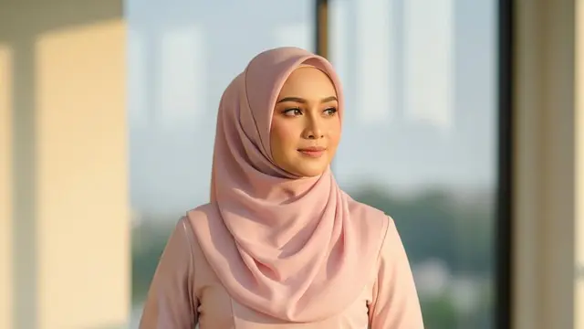 Model Gamis Batik Brokat Warna Pastel Lembut 2026