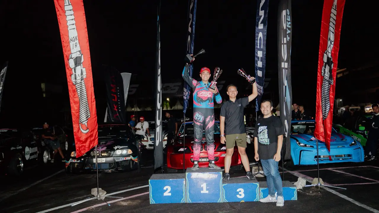 Tampil Dominan, Obell Kunci Gelar Juara Drift Nasional 2025
