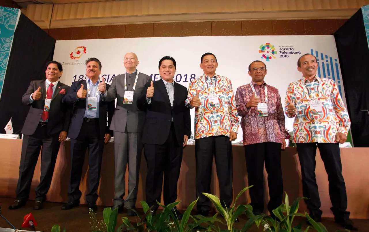 Chefs de Mission (CdM) Meeting Asian Games 2018 di Hotel Mulia, Jakarta, Rabu (13/12/2017). (Dok. Inasgoc)