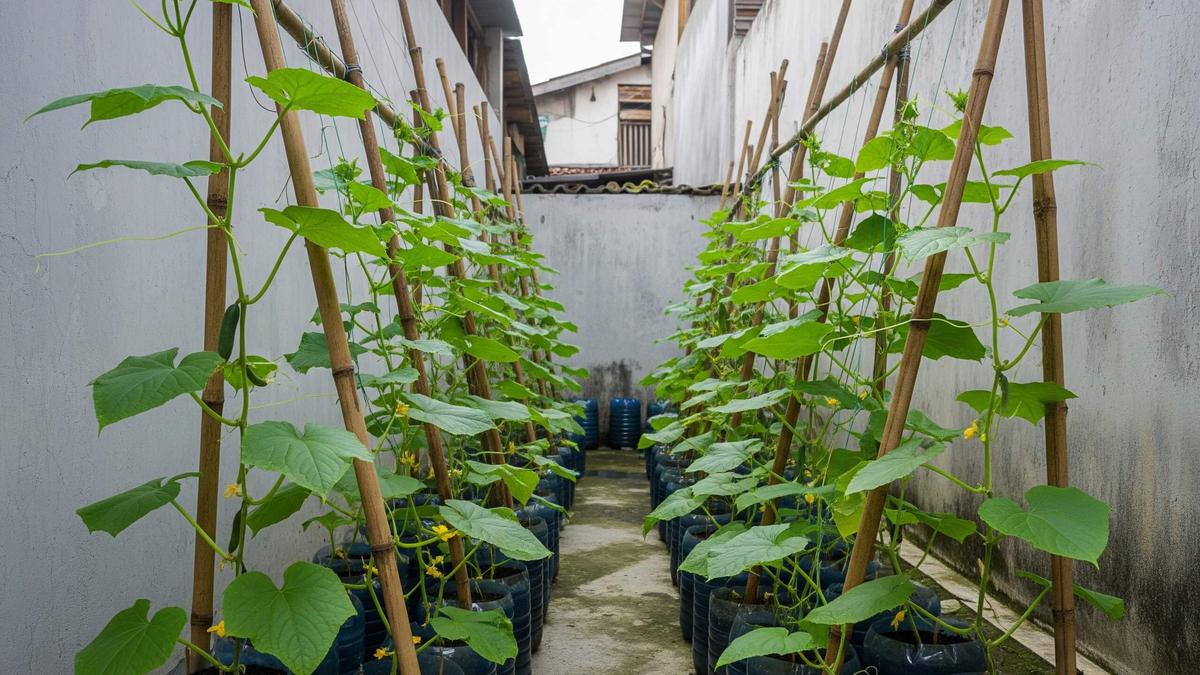 TOP 3: Ide Kebun Timun Vertikal, Cara Ternak Entok Skala Kecil dan Tips Merapikan Rumah