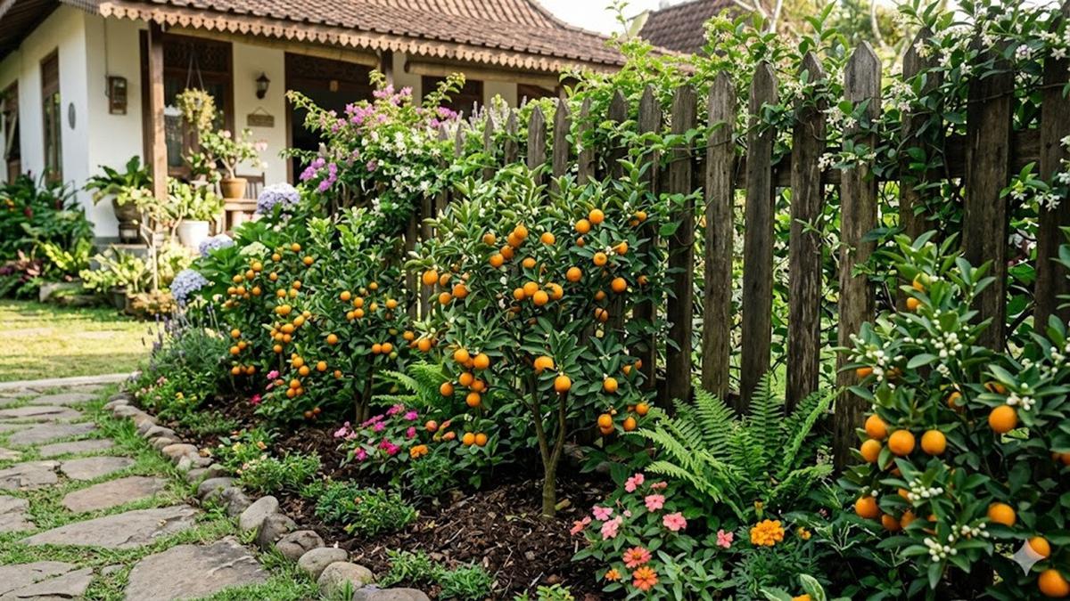 10 Pohon Buah Aman Ditanam Dekat Pagar dan Septic Tank, Pilihan Cerdas untuk Halaman Sempit