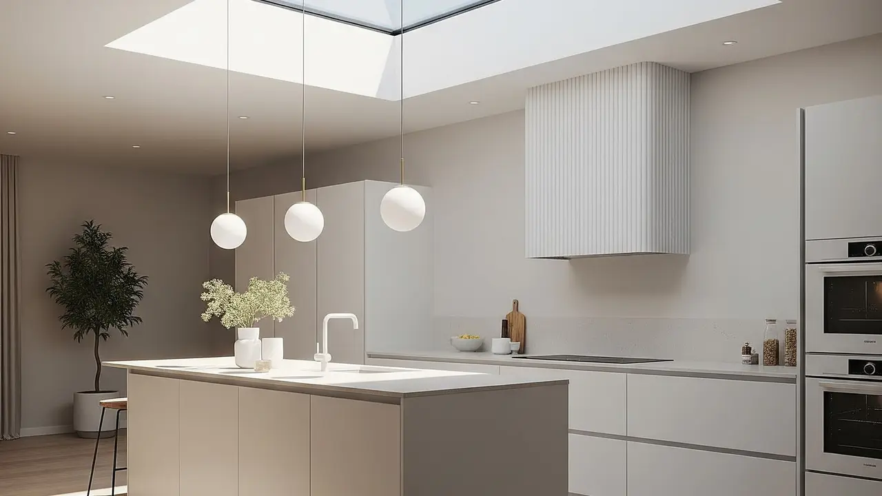 Model Atap Dapur Terbuka Minimalis (Image by Gemini AI)