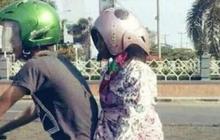 10 Potret Emak-emak Pakai Helm Diluar Nurul, Bikin Enggak Habis Fikri