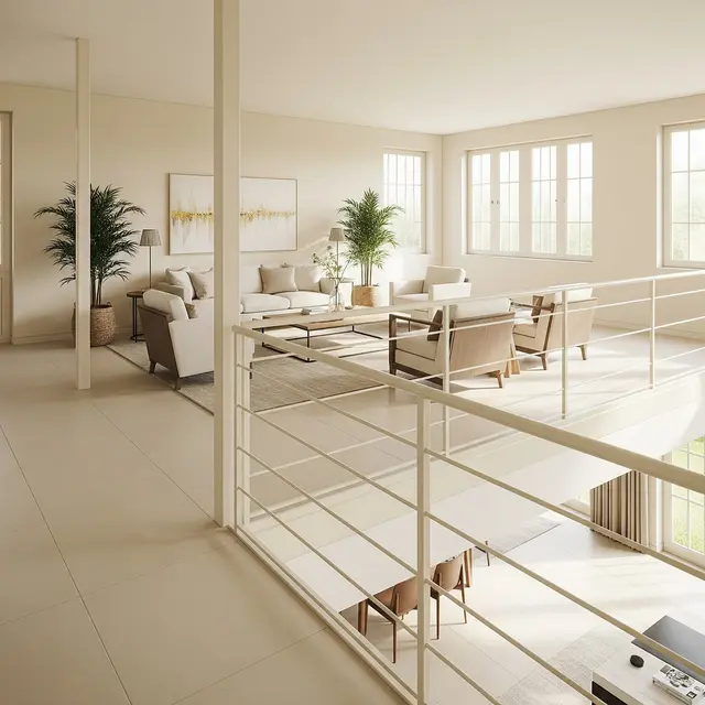 Pilihan Warna Lantai Mezzanine (Gemini AI)