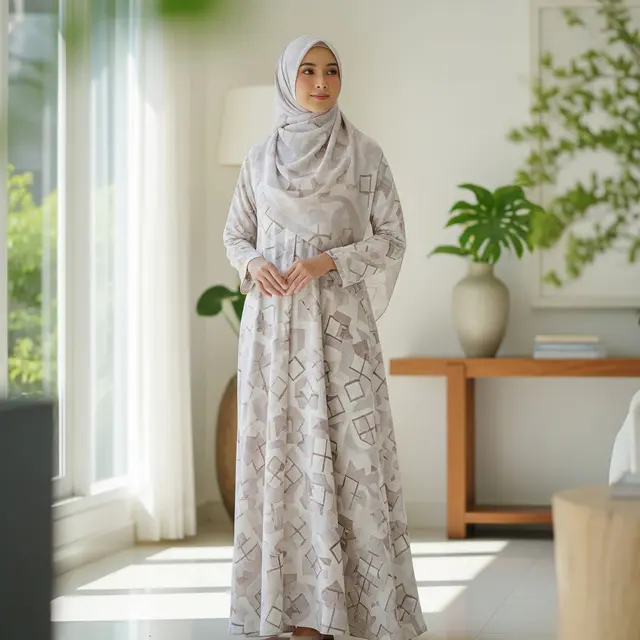 Model Batik Wanita untuk Lebaran (Image by Gemini AI)