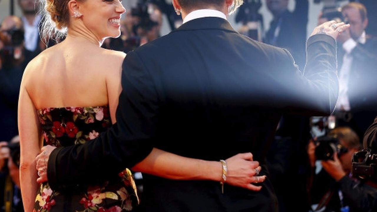 Kemesraan Johnny Depp dan Amber Hard hadiri Venice Film Festival