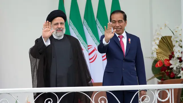 Pertemuan Jokowi dan Ebrahim Raisi