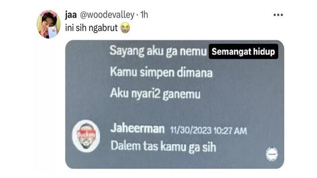 6 Meme Chat Perselingkuhan Suami Seleb TikTok Ira Nandha Ini Bikin Ngakak