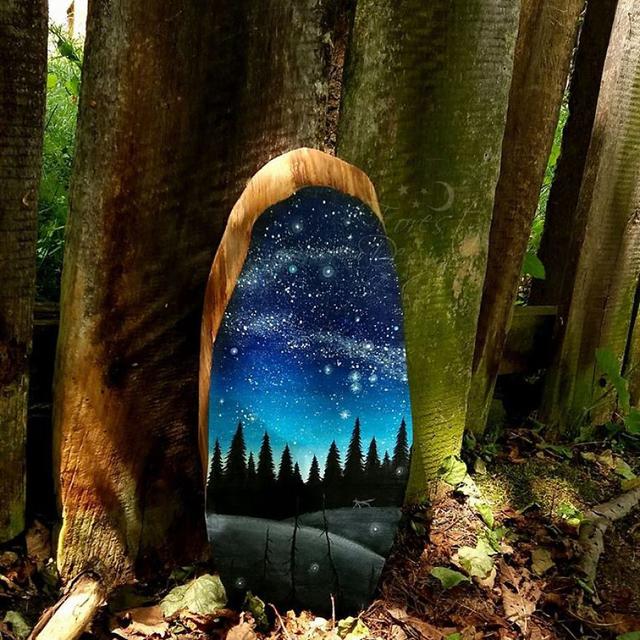 6 Lukisan Hewan di Atas Potongan Kayu Ini Bikin Kagum, Detailnya Sempurna