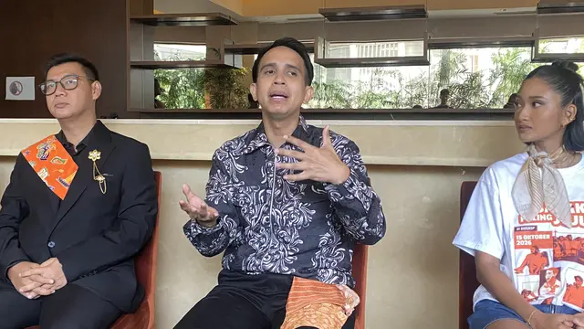 Andovi Da Lopez dalam media junket film Bapak Paling Jujur yang dihelat di Jakarta, Selasa (6/10/2026). (Liputan6.com/Nola Vemiliana)