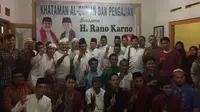 Rano berharap selesai Pilkada Banten semua harus kembali lagi menjadi keluarga, tak ada lagi fitnah dan kompetisi yang panas. (Liputan6.com/Yandhi Deslatama)