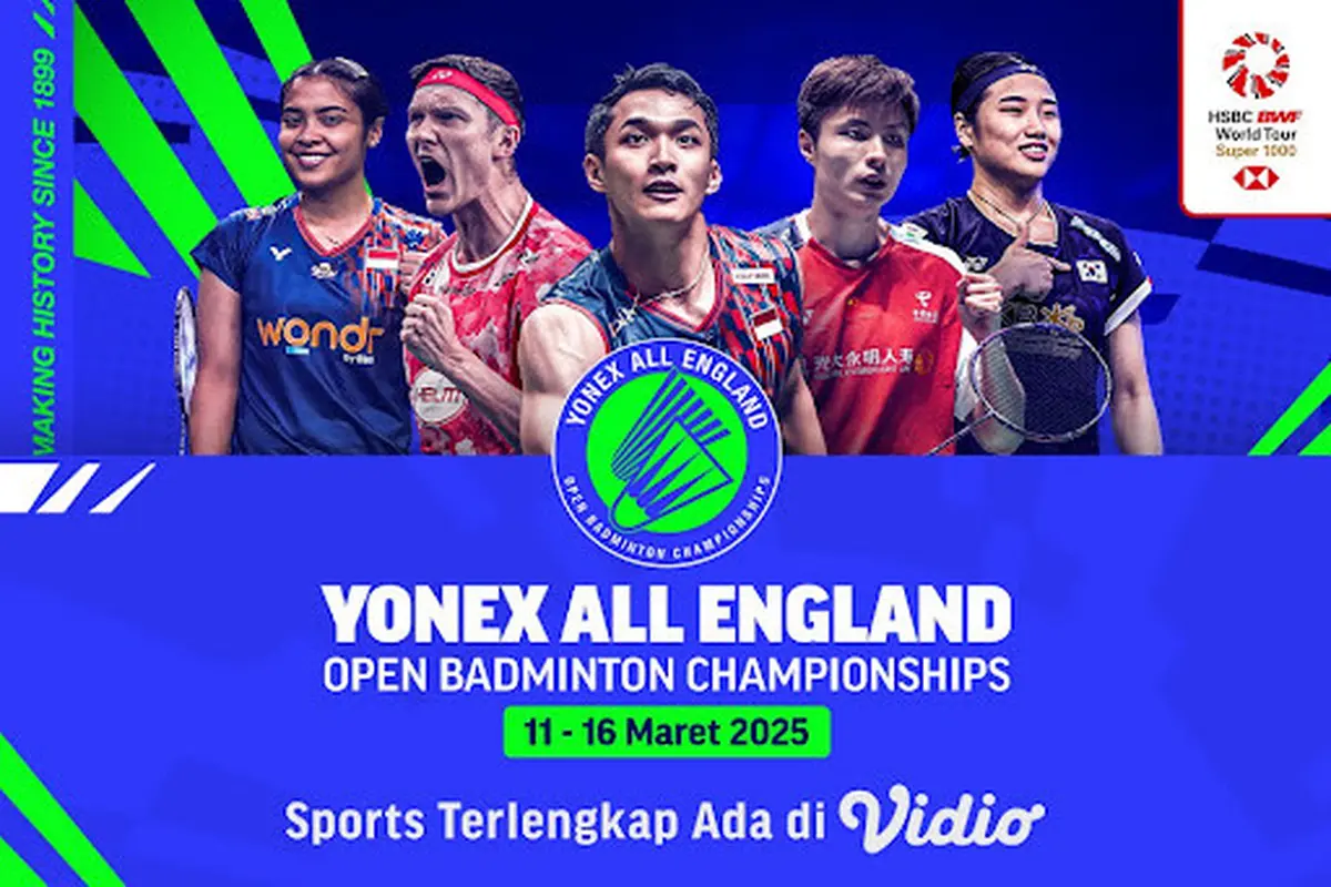 Perjuangan Atlet Indonesia di All England 2025 Disiarkan Vidio