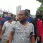Aksi demo tolak kedatangan Rizieq Shihab di Surabaya, Jawa Timur (Foto: Liputan6.com/Dian Kurniawan)