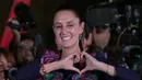 Kemenangan Claudia Sheinbaum pada Pemilu Meksiko 2024 akan menjadi tonggak sejarah baru di negara yang memiliki sejarah kekerasan berbasis gender. (YURI CORTEZ/AFP)