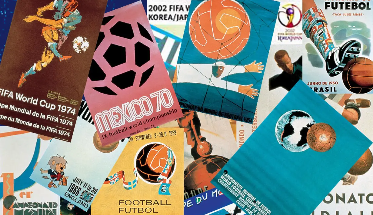 Piala Dunia FIFA  yang digelar sejak 1930 telah menjadi magnet hingga saat ini. Beragam poster bermunculan untuk menarik minat penggila bola dunia. 